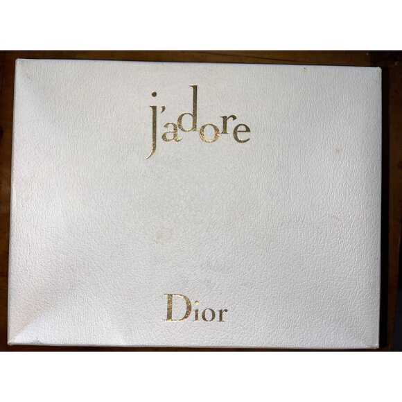 Dior Jadore Cosmetic Bag Only.  Satin Snap Clutch Bag Dior Logo Orig. box - READ - Picture 10 of 16